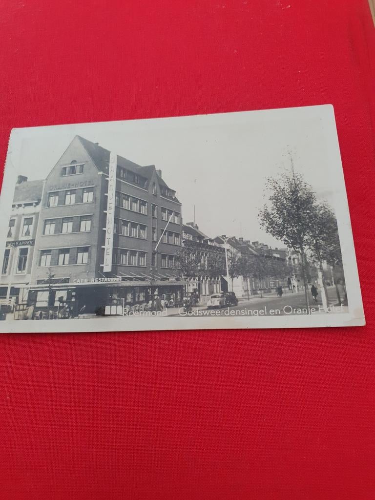 Ansichtkaart Roermond: Godsweerdensingel en Oranje Hotel, Verzenden, 1920 tot 1940, Gelopen, Limburg