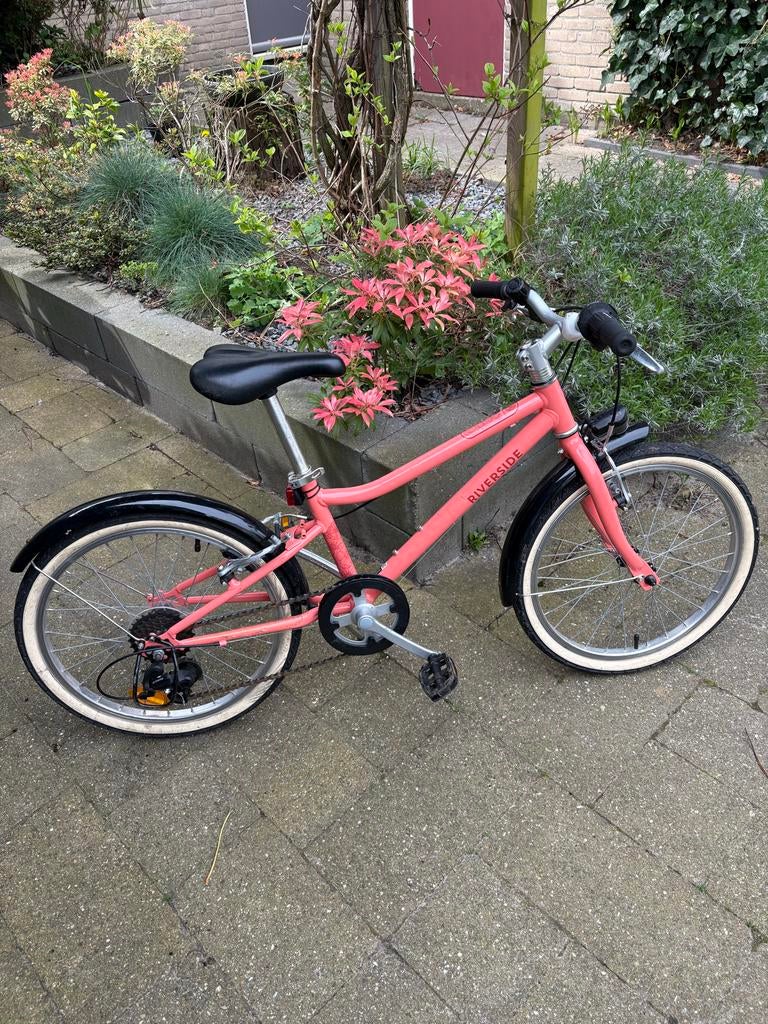 BTWIN Kinderfiets Hybride 500 20 Inch Beige, Ophalen, Gebruikt, 20 inch of meer