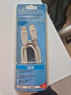 Vivanco USB verlengkabel 2m, Computers en Software, Pc- en Netwerkkabels, Ophalen of Verzenden