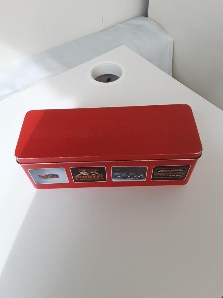 Rood ontbijtkoekblik van Peijnenburg, Verzamelen, Blikken, Ophalen of Verzenden
