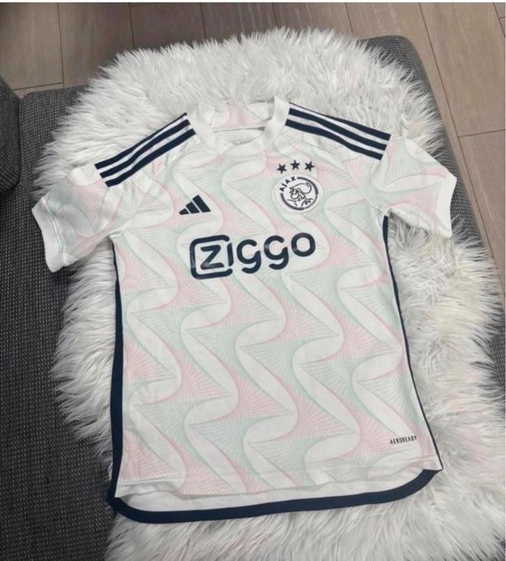 Ajax uitshirt maat 152 (11-12 jaar), Sport en Fitness, Voetbal, Zo goed als nieuw, Shirt, Maat XS of kleiner, Ophalen of Verzenden