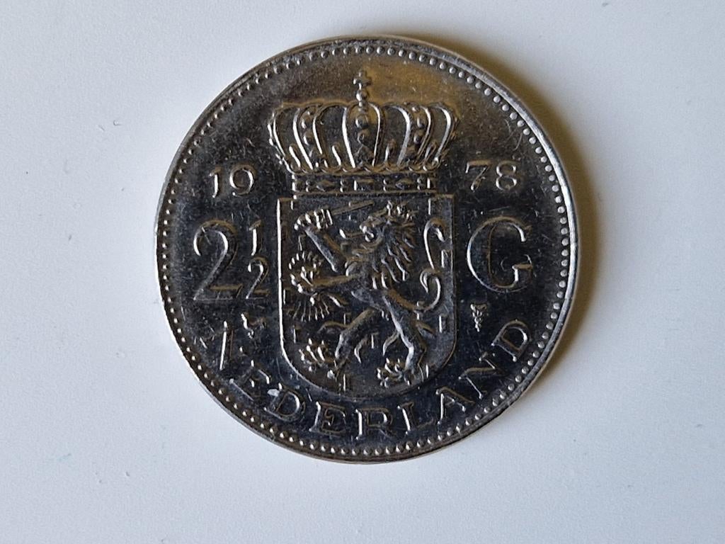 Rijksdaalder 1978, Postzegels en Munten, Munten | Nederland, Ophalen of Verzenden, Koningin Juliana, 2½ gulden, Losse munt