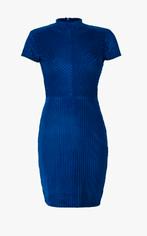 Nieuw, Coolcat felblauw velvet jurkje, mt S, Blauw, Nieuw, Ophalen of Verzenden, Coolcat