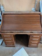 Antieke rolluik lessenaar bureau, Ophalen of Verzenden