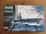 USS Enterprise CV-6 (Revell 1/1200), Ophalen of Verzenden, Nieuw, 1:200 of kleiner, Revell