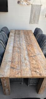 Tuin eettafel en 6 stoelen, Ophalen, Nieuw, Rechthoekig