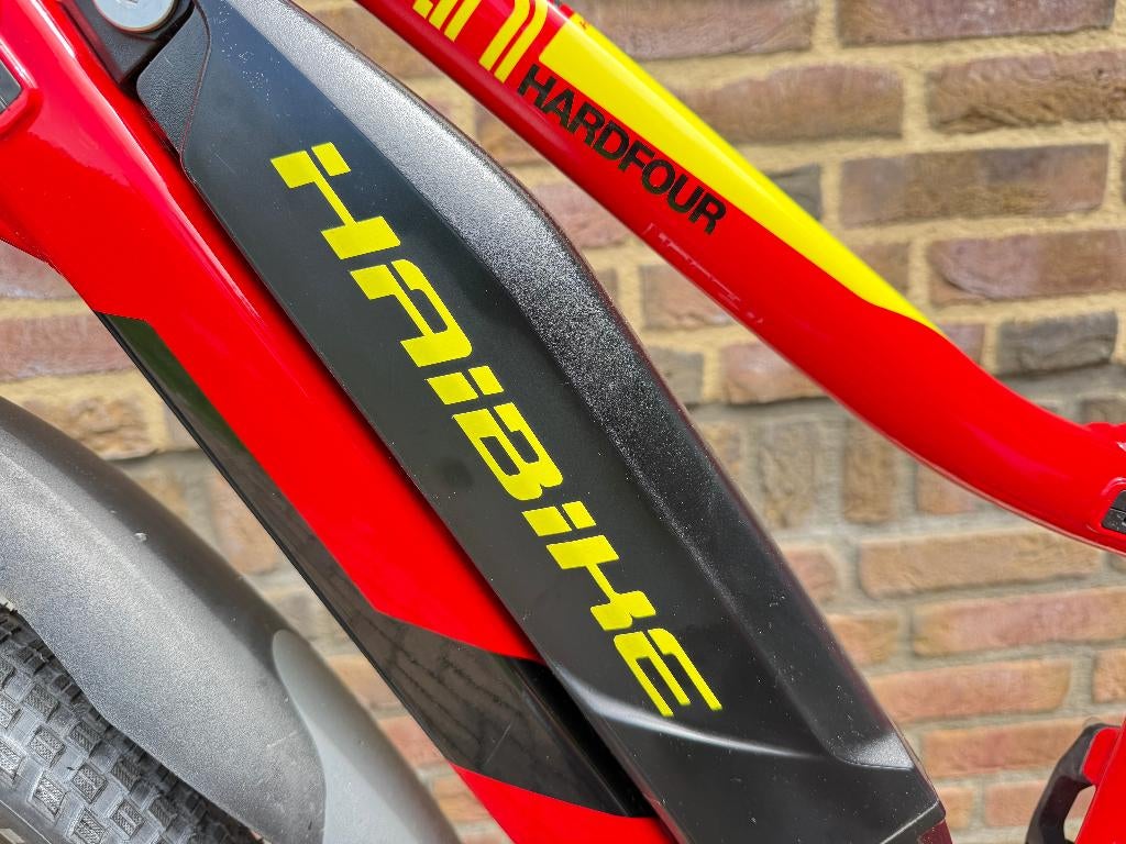 elektrische mtb voor kinderen. 34 cm. Haibike 24 inch E MTB, Haibike, Hardtail, Ophalen of Verzenden, Zo goed als nieuw