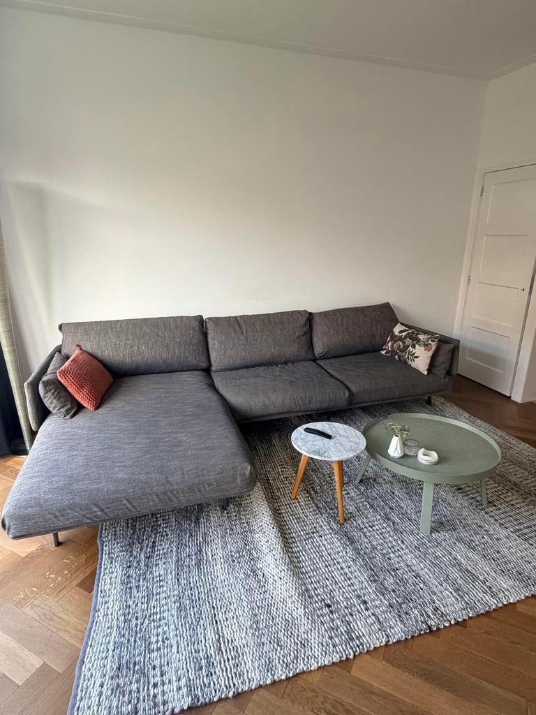 Moderne Bonaldo bank - bank met chaise loungue, Ophalen, Gebruikt, 100 tot 125 cm, Hoekbank