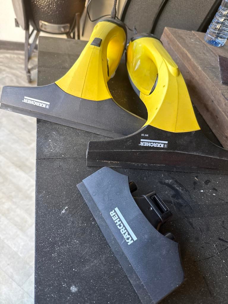 Kärcher WV 50 Plus Raamwisser - 2 stuks met accessoires, Ophalen, Gebruikt