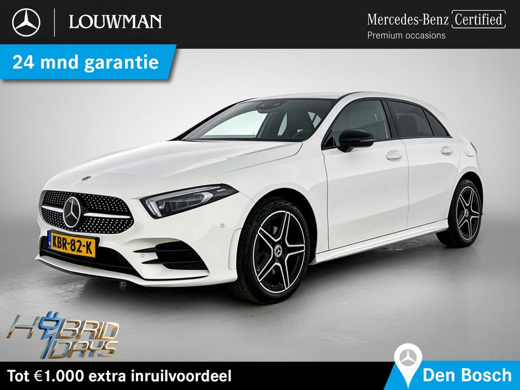 Mercedes-Benz A-Klasse 250 e AMG Plug-In Hybride | Nightpakk, 12 maanden, Gebruikt, 4 cilinders, Wit