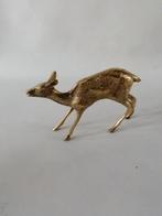 vintage hollywood regency koperen bambi - hert  20x13 cm, Ophalen of Verzenden, Koper
