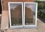 Twee hardhouten kozijnen en nieuwe hardstenen dorpels, Raamkozijn, Zo goed als nieuw, Hout, Ophalen