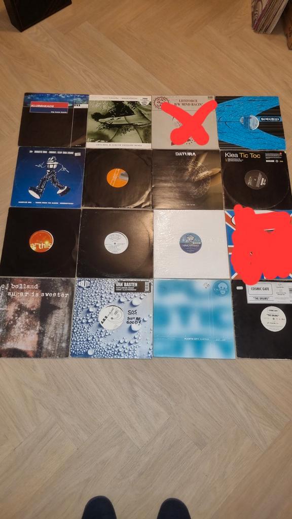 Diverse House Techno Trance Hardhouse Platen - 28 Stuks, Cd's en Dvd's, Vinyl | Dance en House, Gebruikt, Techno of Trance, 12 inch