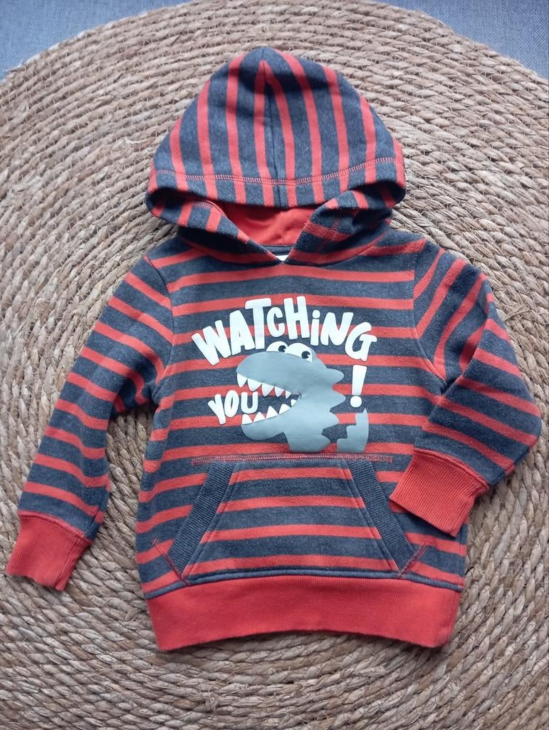 C&A Trui/hoodie met dinosaurus | Maat 92, Kinderen en Baby's, Kinderkleding | Maat 92, Ophalen of Verzenden, C&A, Jongen, Trui of Vest