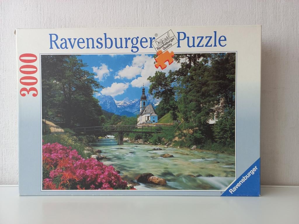 Ravensburger puzzel, Ramsau van 3000 stukjes, Hobby en Vrije tijd, Denksport en Puzzels, Ophalen, Meer dan 1500 stukjes, Zo goed als nieuw