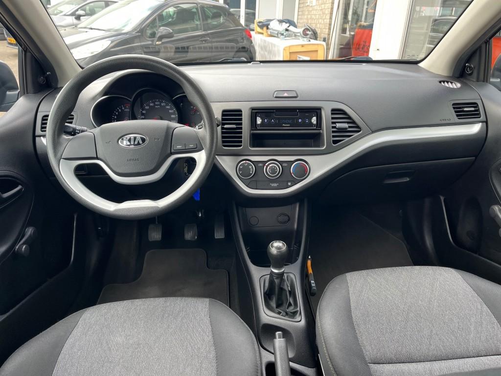 Kia PICANTO 1.0 ComfortLine 5drs Bluetooth CV, Auto's, Voorwielaandrijving, Euro 5, Gebruikt, Zwart