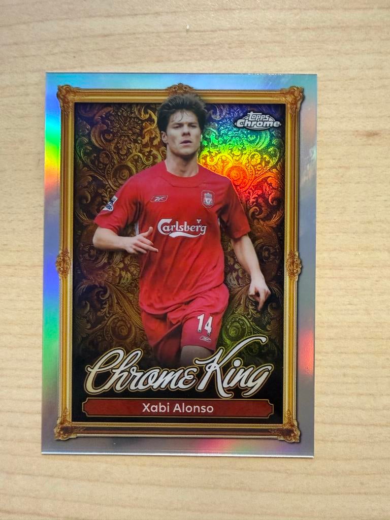 Topps Premier League Chrome King Xabi Alonso, Ophalen of Verzenden, Nieuw, Buitenlandse clubs, Spelerskaart