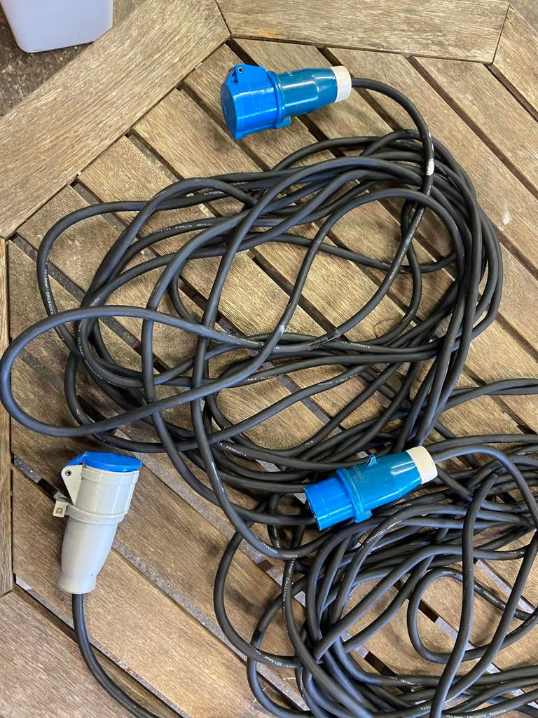 Walstroomkabel 25 meter - Boot, Caravan, Camper, Ophalen, Gebruikt