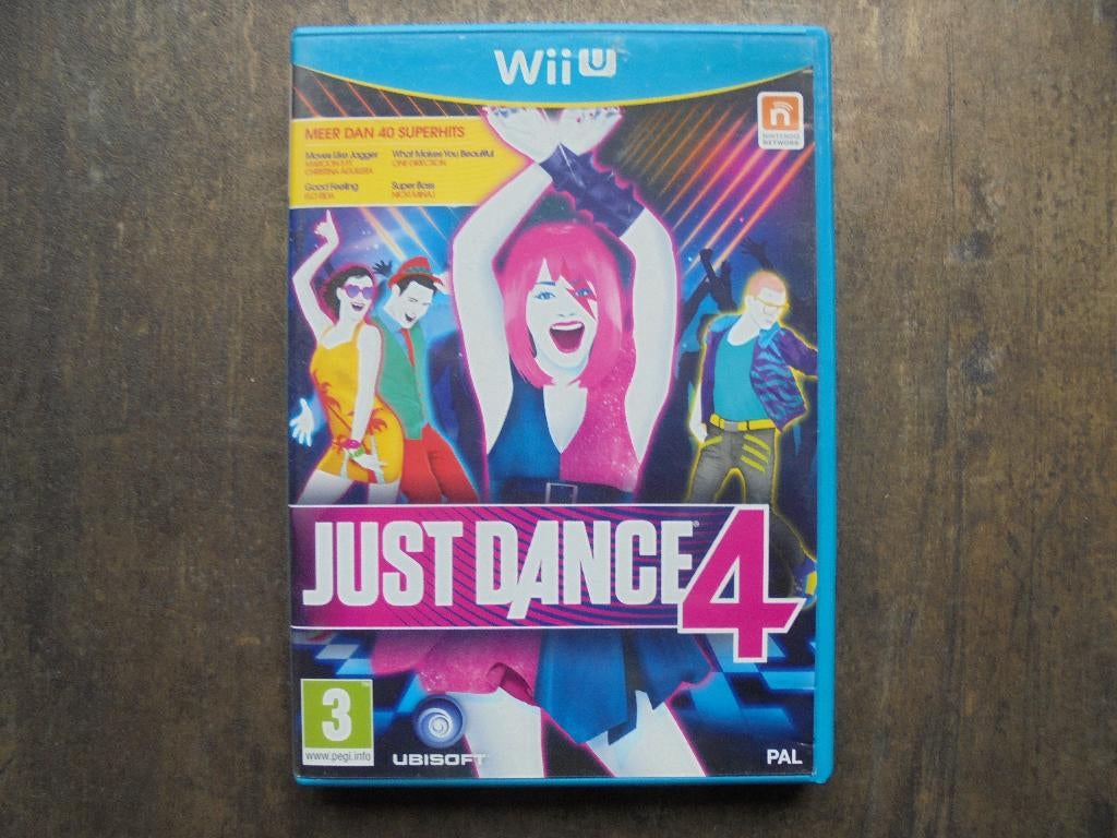 Just Dance 4 voor Wii U (zie foto's), Spelcomputers en Games, Games | Nintendo Wii U, Muziek, Gebruikt, Ophalen of Verzenden, 3 spelers of meer