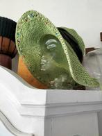 Raffia Selfmadehoed, Ophalen of Verzenden, Zo goed als nieuw, One size fits all