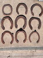 9 oude hoefijzers, Ophalen of Verzenden, Gebruikt, IJzer