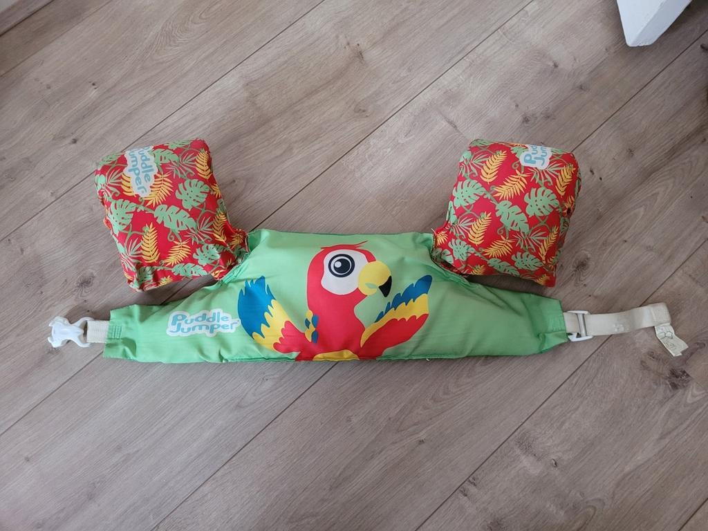 Puddle Jumper zwembandjes 15-30 kg met papegaai, Kinderen en Baby's, Jongetje of Meisje, One size, Ophalen of Verzenden, Zo goed als nieuw