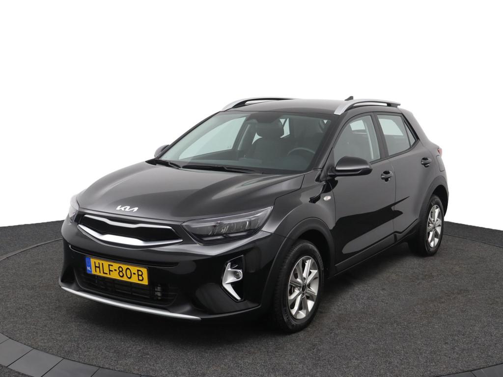 Kia Stonic 1.0 T-GDi MHEV DynamicLine Automaat - Climate Con, Auto's, Kia, Met garantie (alle), 100 pk, Zwart, Origineel Nederlands