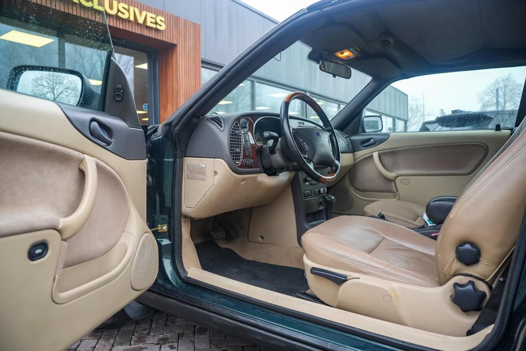 Saab 9-3 Cabrio 2.0 SE Leder Stoelverwarming Automaat Comple, Auto's, Saab, Voorwielaandrijving, 730 kg, Gebruikt, Open dak