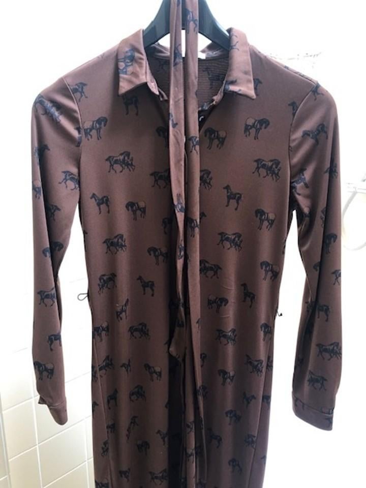 DAMESJURK PAARDEN MOTIEF, Kleding | Dames, Maat 38/40 (M), Bruin, Verzenden, WE