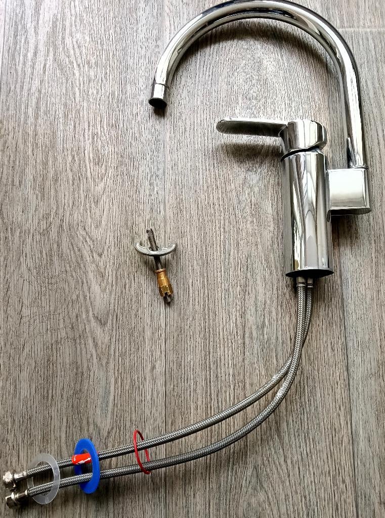 Grohe Keukenmengkraan zgan !, Ophalen of Verzenden, Zo goed als nieuw, Rvs, Kraan