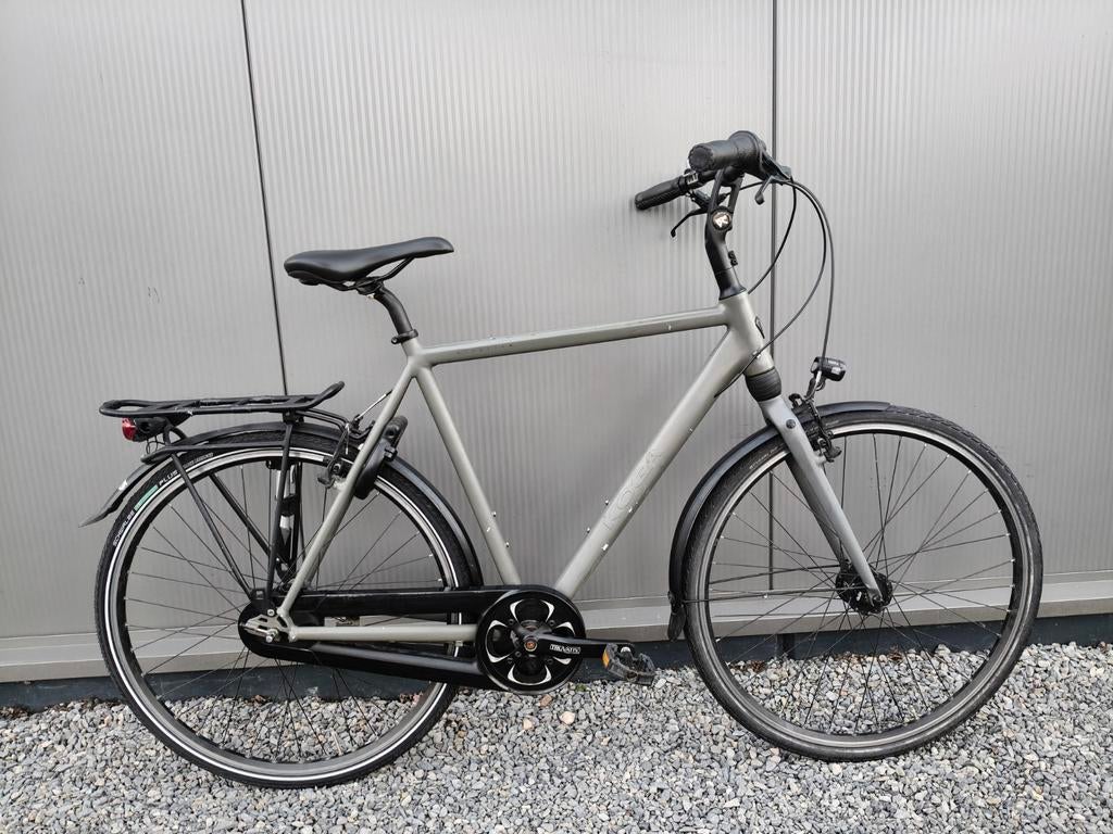 Koga CityLine herenfiets. 60cm XL frame. Nexus 8., Fietsen en Brommers, Fietsen | Heren | Herenfietsen, Gebruikt, Velgrem, Versnellingen