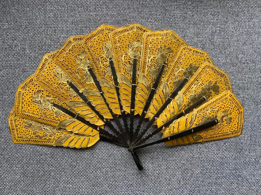 Antieke Indonesische Waaier, Ophalen of Verzenden