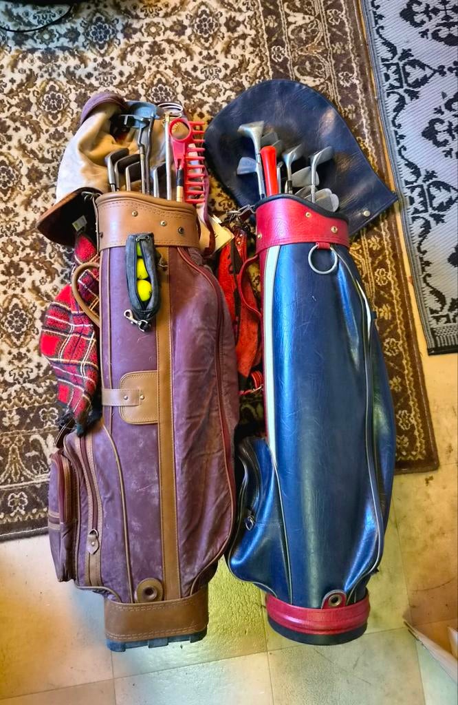 Diverse Golfartikelen: Tassen, Golfkarren, Clubs,  schoenen, Sport en Fitness, Golf, Ophalen, Gebruikt, Set, Overige merken