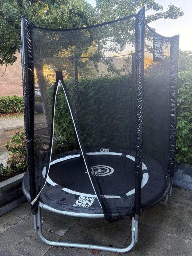 Game On Sport Trampoline met Veiligheidsnet, Ophalen of Verzenden, Zo goed als nieuw