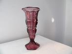 Art Deco Vaasje Paars, Boheems, Ophalen of Verzenden