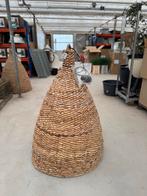 Grote gevlochten lamp Van der Leeden | 2 stuks beschikbaar, Ophalen, Nieuw, Overige materialen, 75 cm of meer