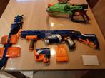 Nerf pistolen en kruisboog met accessoires, Ophalen of Verzenden