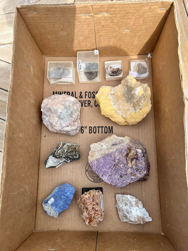 Lente opruiming. Leuke collectie van mineralen en edelstenen, Ophalen of Verzenden