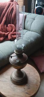 Oude koperen olielamp, Antiek en Kunst, Ophalen of Verzenden, Koper