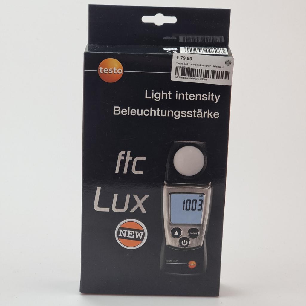 Testo 540 Lichtsterktemeter | Nieuw in verpakking