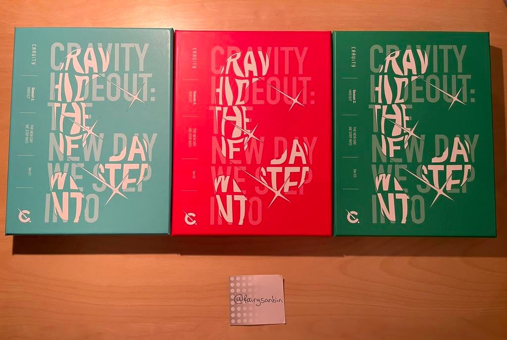 cravity hideout: the new day we step into albums compleet, Ophalen of Verzenden, Zo goed als nieuw, Cd of Plaat