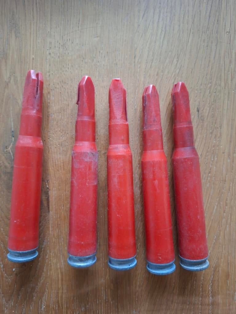 .50 Hulzen. Blanke patronen voor training of decoratie, Ophalen of Verzenden, Overige soorten, Overige gebieden, Hulzen of Bodemvondsten