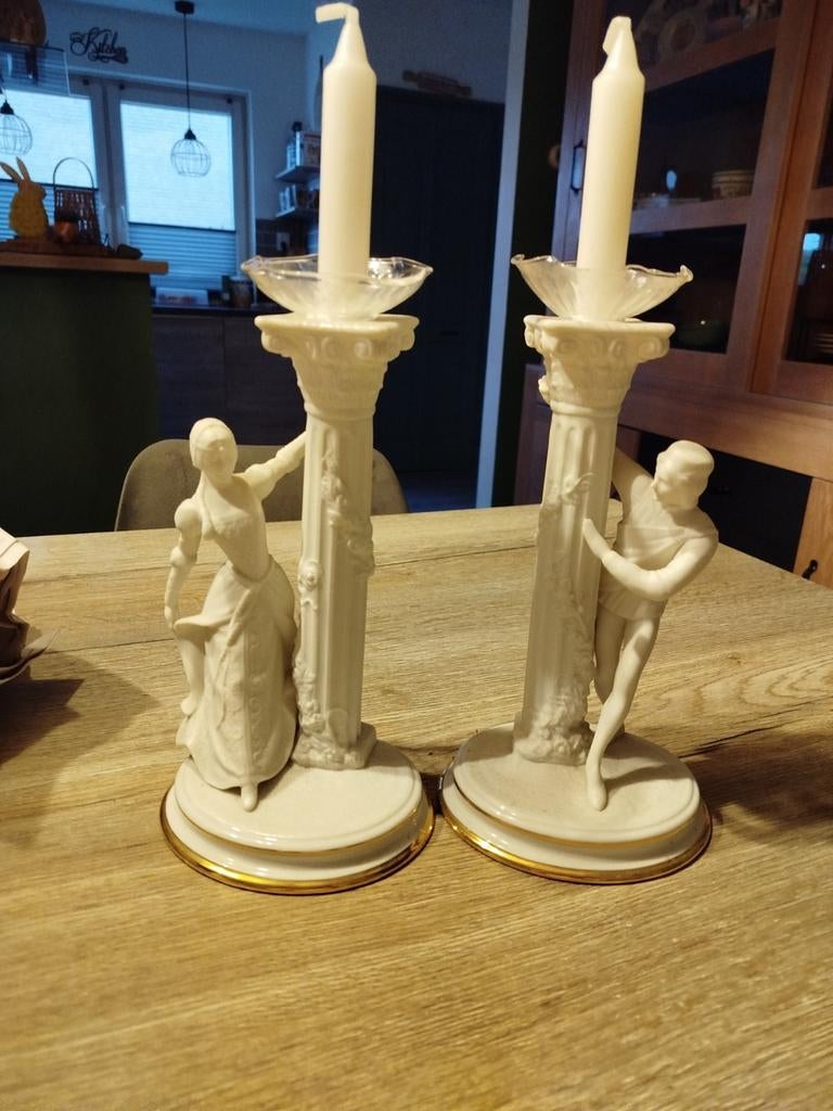 Romeo and Juliet kandelaars, Franklin Mint, Ophalen of Verzenden, Overige materialen
