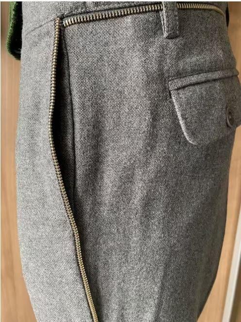 Grijze Hans Ubbink Pantalon mt. 42 broek, Hans Ubbink, Maat 42/44 (L), Ophalen of Verzenden, Zo goed als nieuw