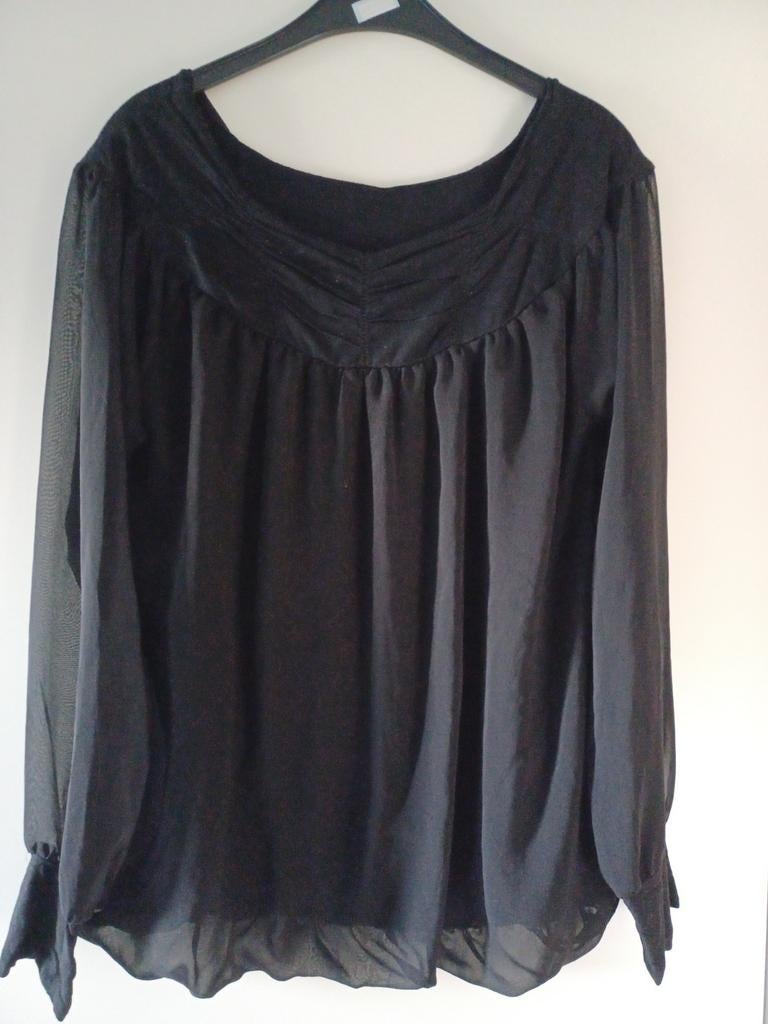 Zwarte blouson mt M/ L, FRANSA, Kleding | Dames, Fransa, Zwart, Maat 42/44 (L), Ophalen of Verzenden