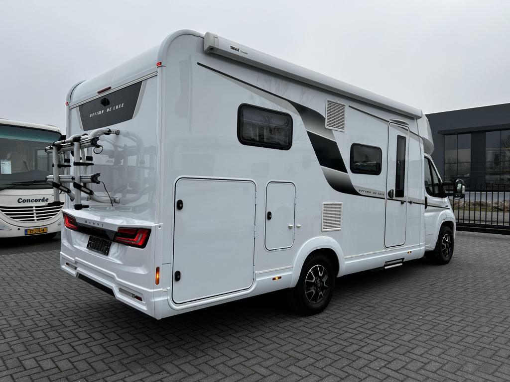 Hobby Optima T65 GE De Luxe Enkele-bedden/2022/Euro-6/140pk, Caravans en Kamperen, Fiat, Hobby, Bedrijf, Tot en met 3