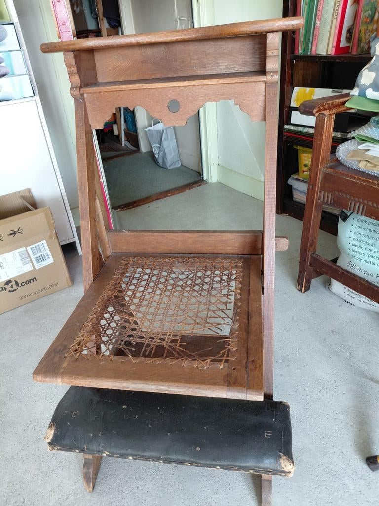 Authentieke bidstoel, Ophalen