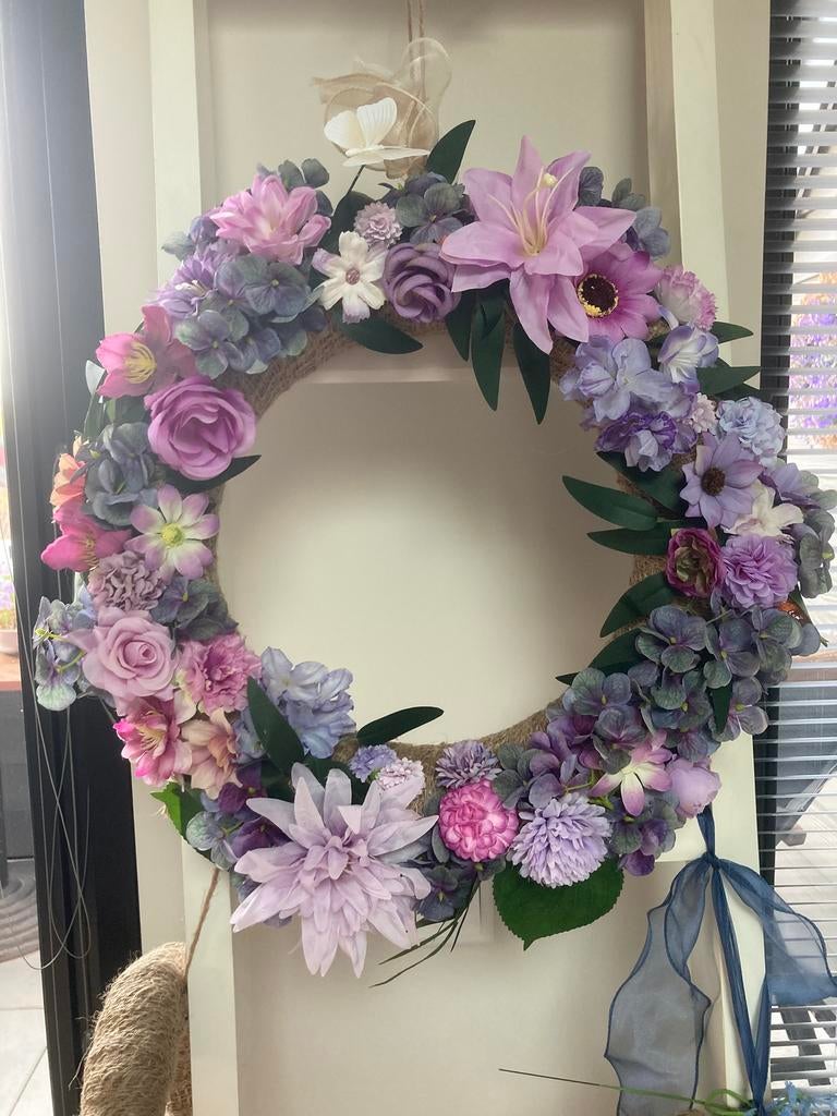 Moederdag krans uniek, Ophalen of Verzenden, Gebruikt