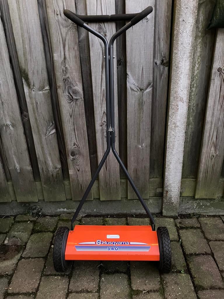 Husqvarna 540 handgrasmaaier, Tuin en Terras, Grasmaaiers, Ophalen, Gebruikt, Handgrasmaaier, 40 t/m 49 cm