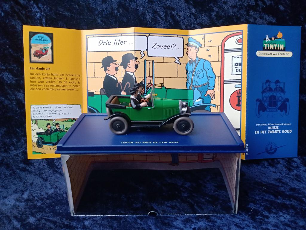 Kuifje auto No. 17 De Citroën Torpedo van de Jansens, Ophalen of Verzenden, Zo goed als nieuw, Auto, Overige merken